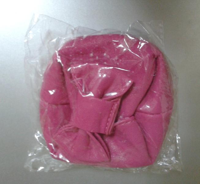 糖果色立體蝴蝶結零錢包