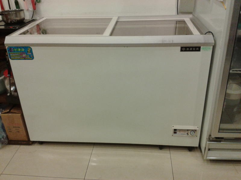 玻璃雙門冰箱