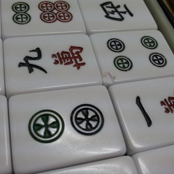 32mm麻將~ 水晶花紋系列