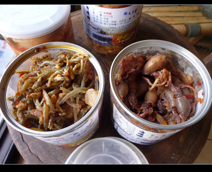 干貝醬與醬燒小捲
