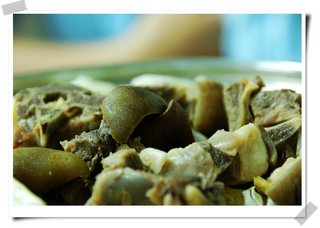 帶皮的羊肉非常美味