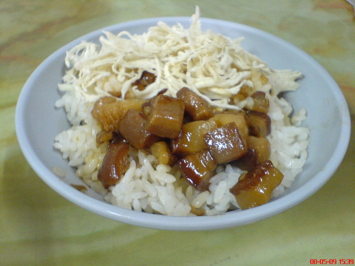 雞絲肉燥飯