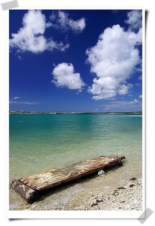 漂流木與寧靜海灣構成的沈默調姓