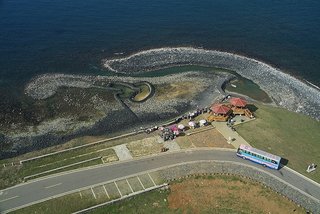雙心石滬。版權所有：澎湖地景資源網