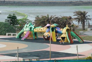 觀音亭園區內的籃球場