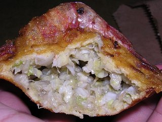 炸粿的內餡飽滿