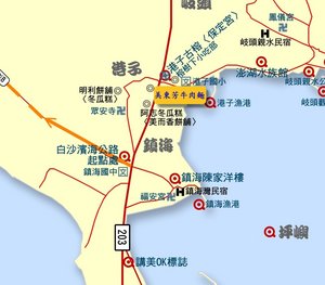 美東芳地圖
