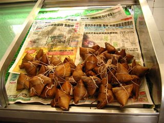 成串的肉粽