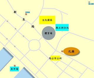 文化運動員區位置圖