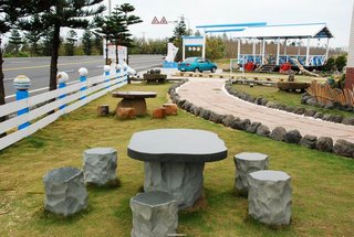 舉辦星空BBQ的庭院