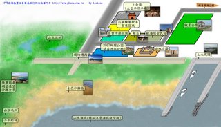 山水沙灘區域地圖(點照片一下可以觀賞大圖)
