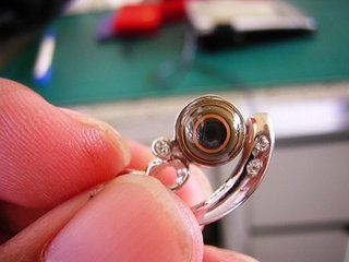 將軍文石眼上上品的同心圓文石眼
